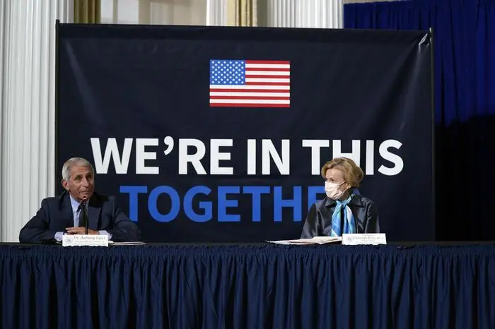 US-Gesundheitsexperte Anthony Fauci und Trump-Beraterin Deborah Birx