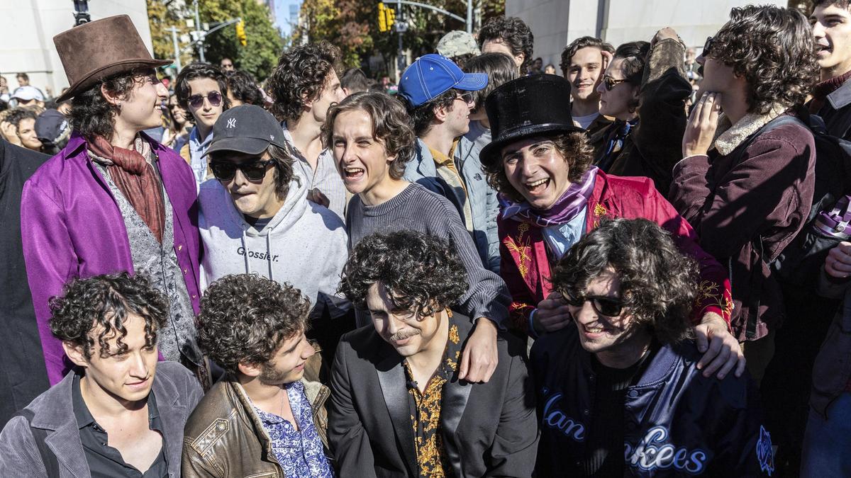 Hunderte ritterten beim Timothée Chalamet-Doppelgänger-Wettbewerb um den Sieg