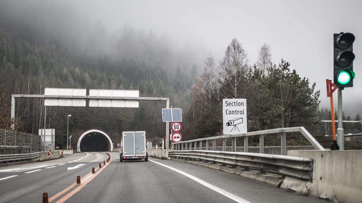 Sperre des Tunnels