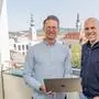 Alexander Scheriau (links) und Christian Tautschnig arbeiten an den KI-Lösungen