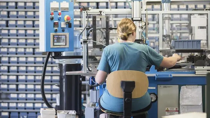 In der Produktion muss jeder Handgriff sitzen
