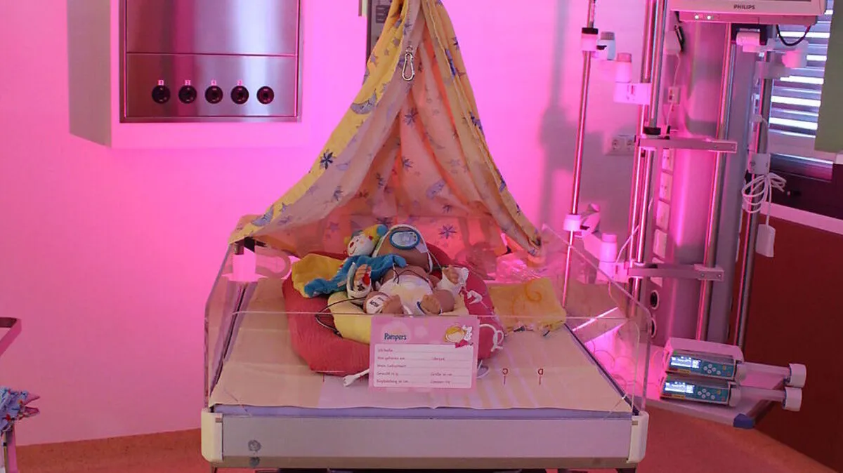 Bereits im Vorjahr erstrahlte die Station in der Farbe Lila