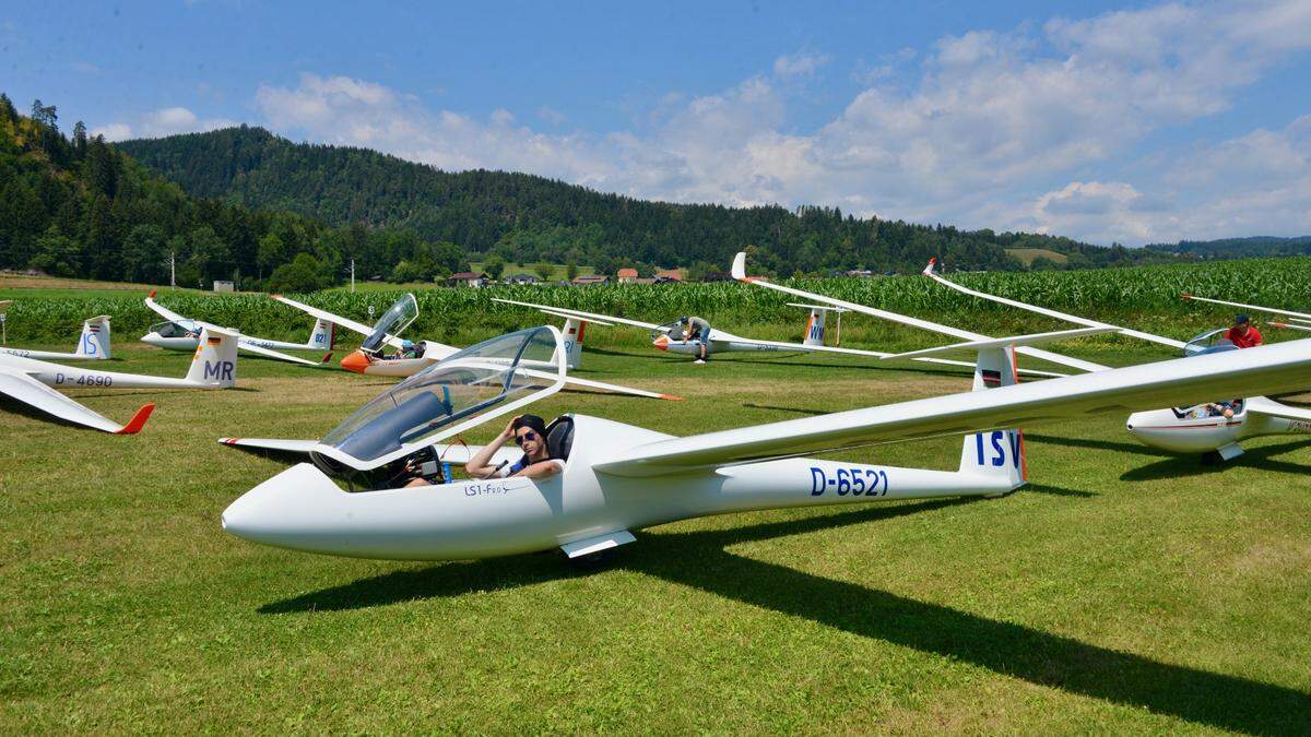 Zum ersten Mal gastieren die Segelflugmeisterschaften in Feldkirchen