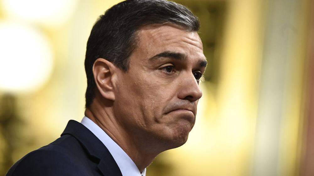 Noch-Ministerpräsident Pedro Sánchez