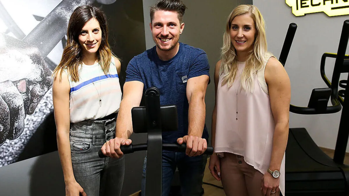 Entspannte Tage in Wien: Julia Dujmovits, Marcel Hirscher und Eva-Maria Brem