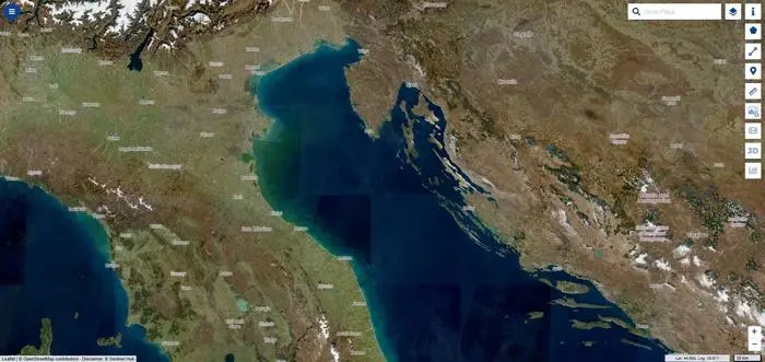 Satellitenbild vom 22. Mai