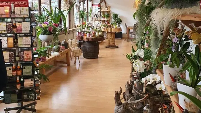 Innenansicht eines Blumengeschäfts