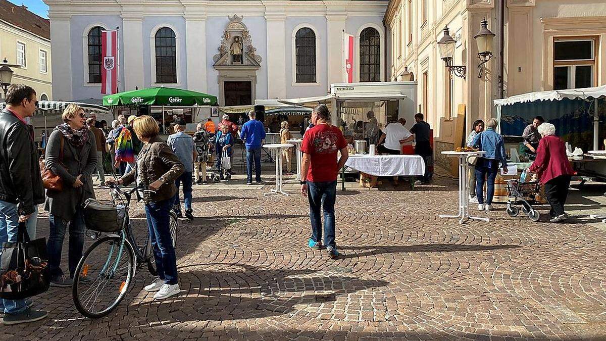 Der Bauernmarkt am Freitag beim &quot;Genussherbstl'n&quot;