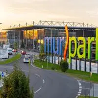 Das Einkaufszentrum Murpark in Graz-Liebenau