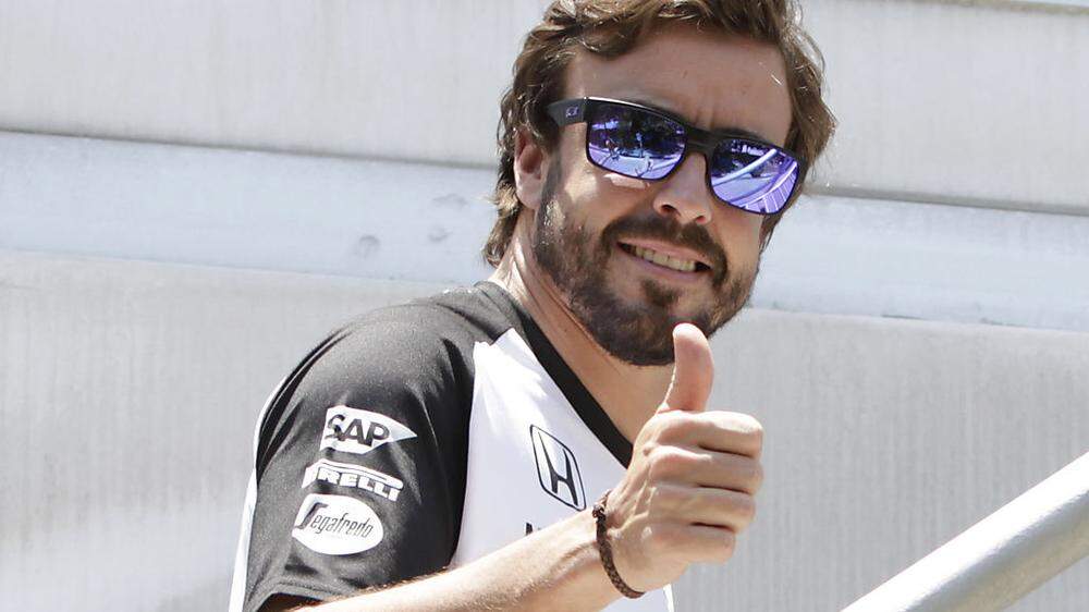 Fernando Alonso hat freie Fahrt