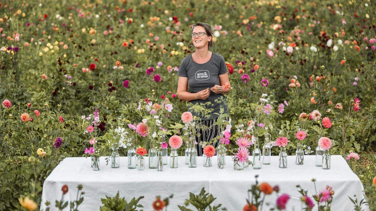 Margrit De Colle lädt zum Blumenfest &quot;Am Hügel&quot; in Eichkögl