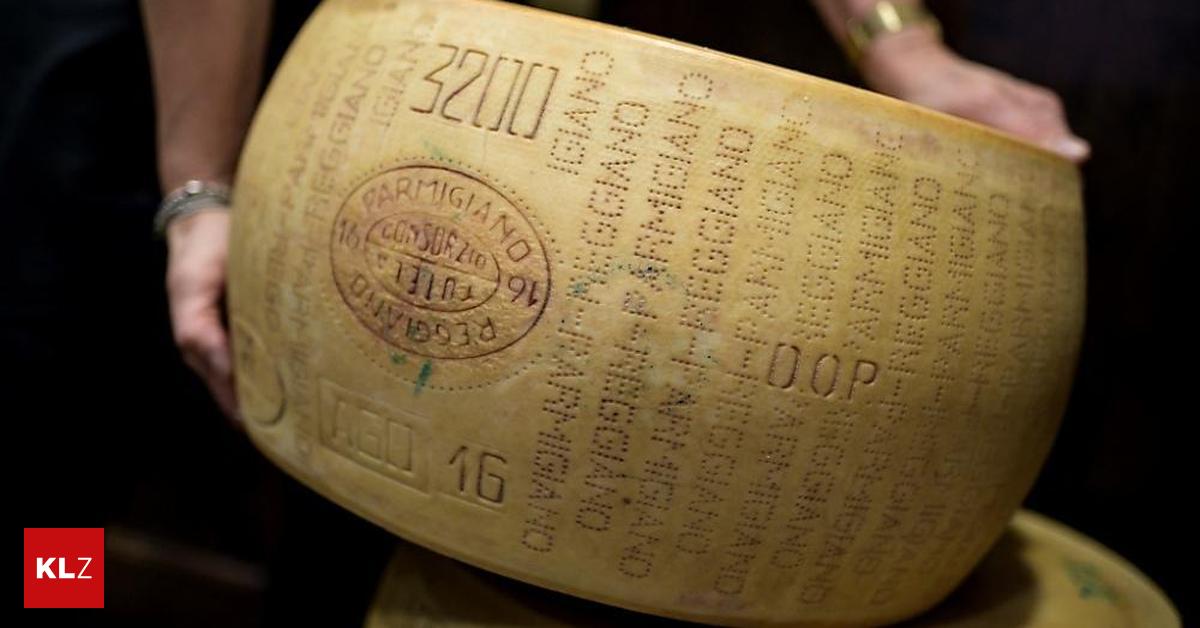 World's oldest Parmesan cheese cut - | 