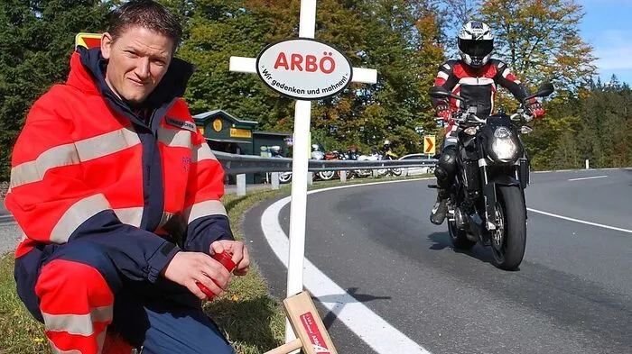 Auch auf der Soboth wurden weiße Kreuze aufgestellt