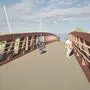 Rendering: So soll der neue Steg aussehen
