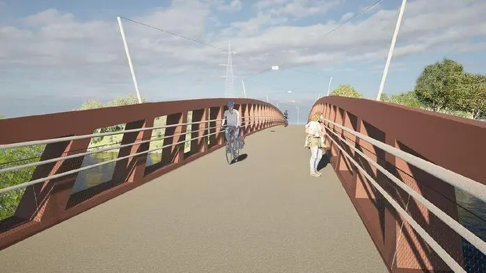 Rendering: So soll der neue Steg aussehen