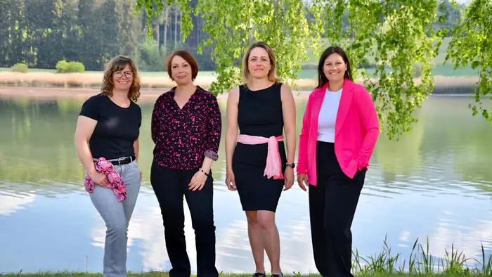 Sie sind Franzi: Susanne Rauchenwald, Isabella Krainer, Evelyn Langmaier und Kathrin Benedikt