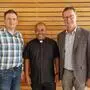 Das Trio vom Seelsorgeraum Sonnseite | Leiter im Seelsorgeraum Sonnseite Thomas Happacher, Pfarrvikar Godfrey Baluku und Dekan Franz Troyer (von links)