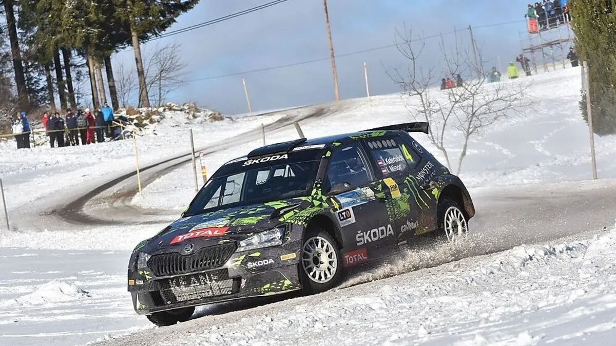 Auch Keferböck/Minor waren mit dem Fahrwerk nicht immer zufrieden