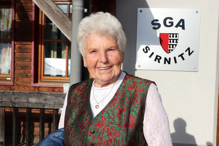 Oma Augustine „Gusti“ Hinteregger freute sich wieder für ihren Enkel Martin.