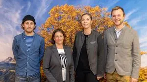 Projektleiter Christoph Szalay, Barbara Schiefer, Geschäftsführerin Leader-Region Ennstal-Ausseerland, Julia Schram und Georg Knaus (TVB Schladming-Dachstein)