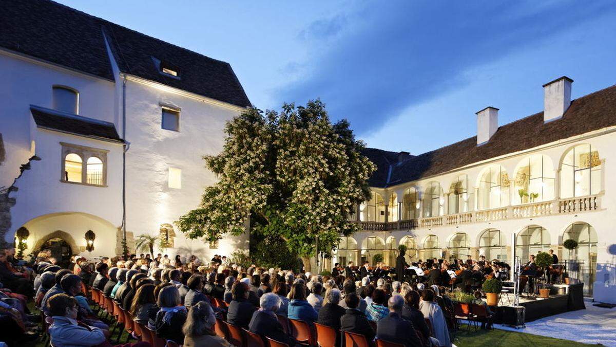 Das Schloss Hartberg ist ein beliebter Veranstaltungsort für Konzerte, Lesungen und Ausstellungen	