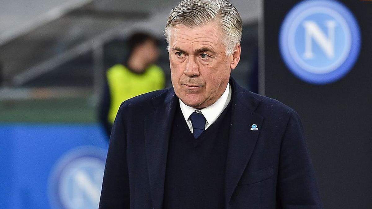 Napoli-Coach Carlo Ancelotti 