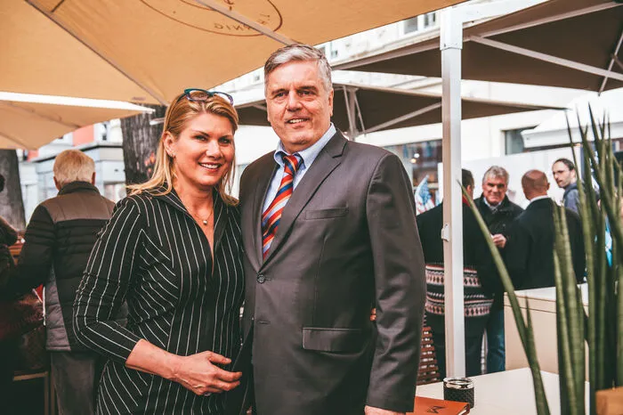 Die Gastgeber: Bea und Günter Ganster.