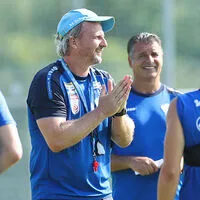 Hartberg-Coach Markus Schopp beim Trainingsauftakt