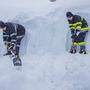 Schneearbeiten in Eisenerz