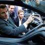 Frankreichs Präsident Macron beim Pariser Autosalon