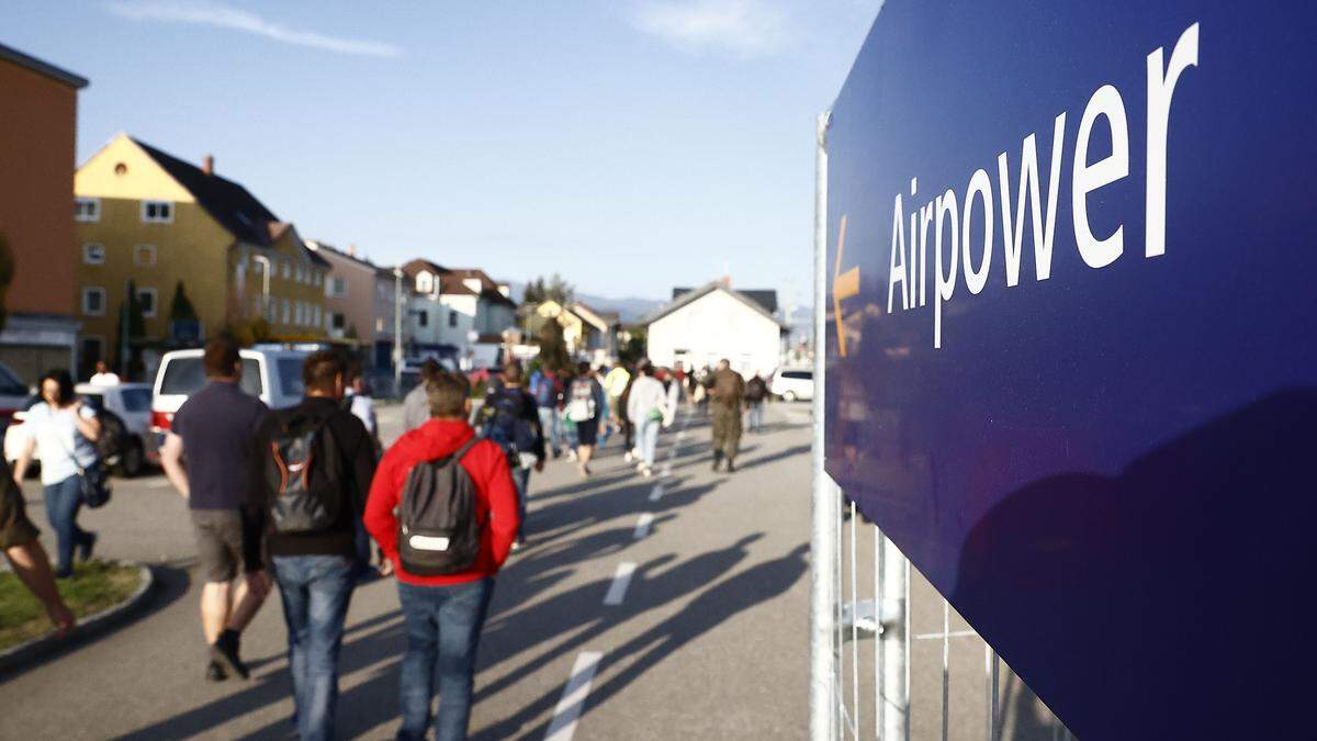 Das Interesse an der Flugshow Airpower ist auch in diesem Jahr gewaltig