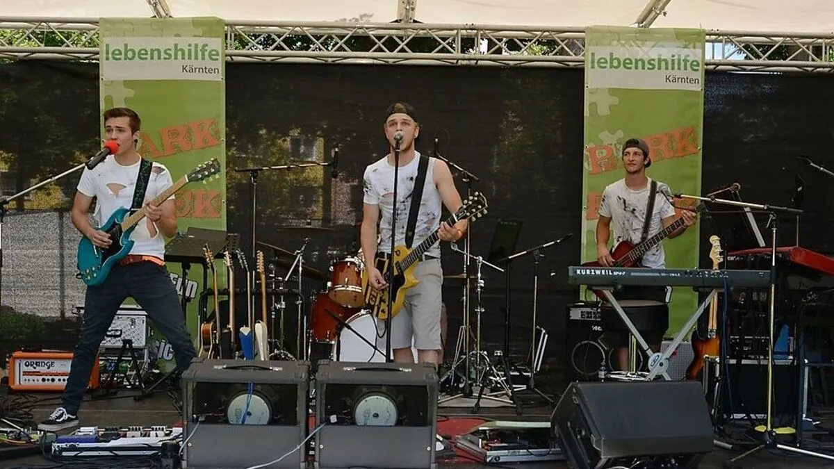 Spittal: Die Lebenshilfe rockte den Stadtpark mit "Gummibaum"