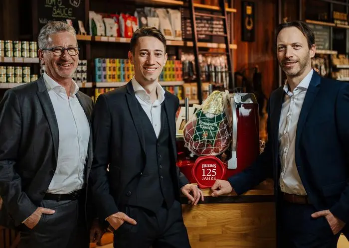 Rudolf Frierss, Christoph Frierss und Kurt Frierss leiten das Unternehmen in fünfter Generation