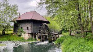 Die Copek-Mühle ist das Herz des Freilichtmuseums in Velika Polana