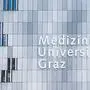 Sujet, Feature, Med Campus, Medcampus, Medizinische Universität, Schrift, LKH, Forschung, Schriftzug, Fassade, Graz am 02.03.2017