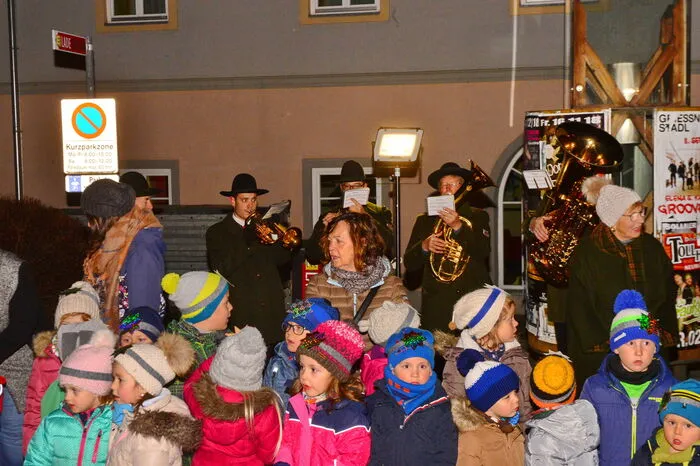 Auch eine Bläsergruppe der Stadtkapelle Murau war dabei.