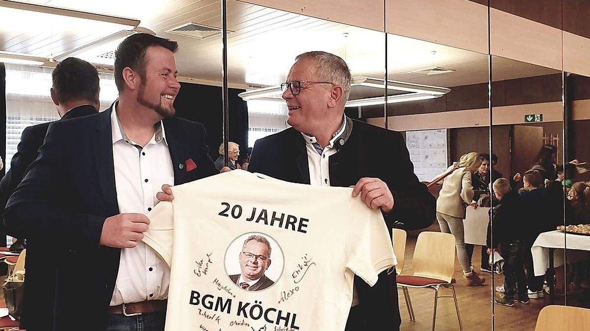 Rückblick und Ausblick: Klaus Köchl mit Martin Weiss