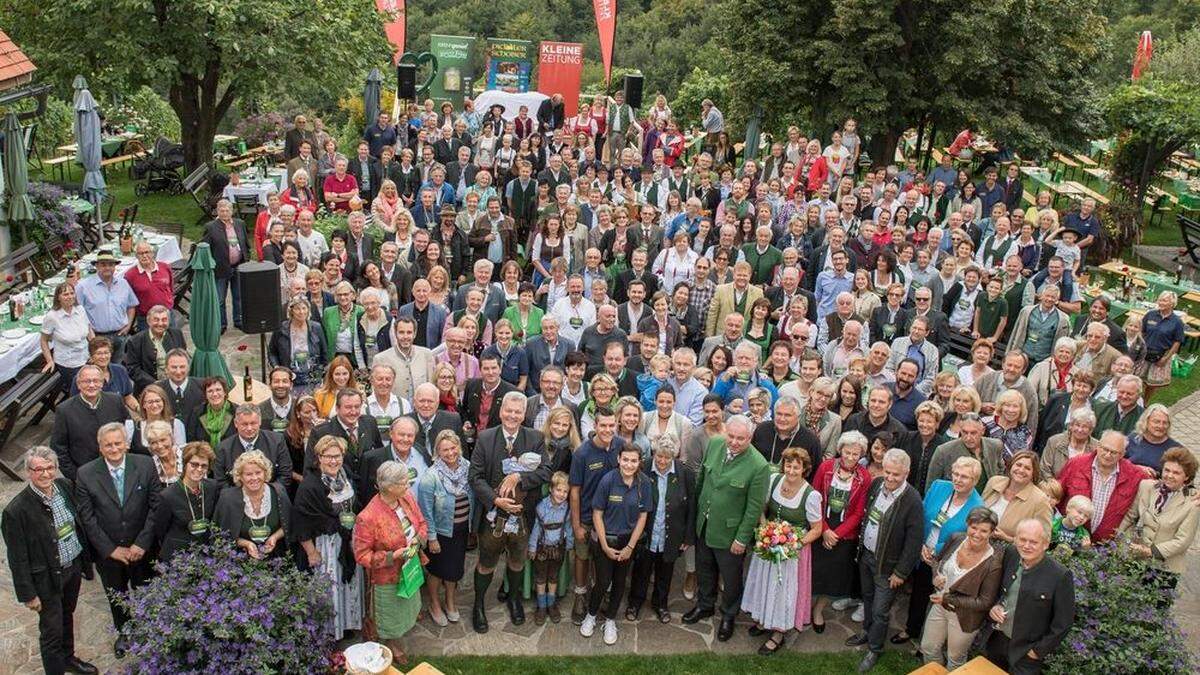 Das Platzwahl-Siegerfest in St. Nikolai im Sausal