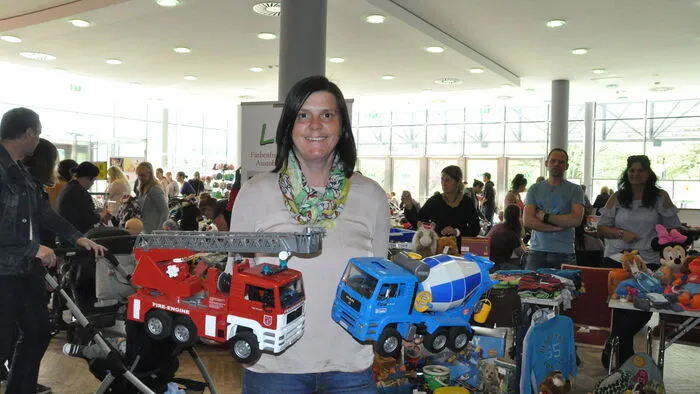 Martina Kargl ist die Organisatorin des Baby- und Kinderwarenbasars