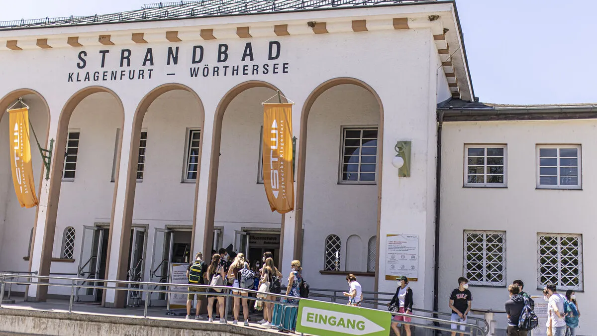 Das Strandbad sperrt am Freitag wieder auf.