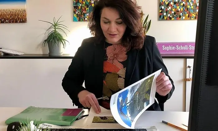 Landeshauptmann-Stellvertreterin Ingrid Felipe bei der Online-Kuratoriumssitzung