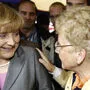 Angela Merkel mit ihrer Mutter Herlind Kasner
