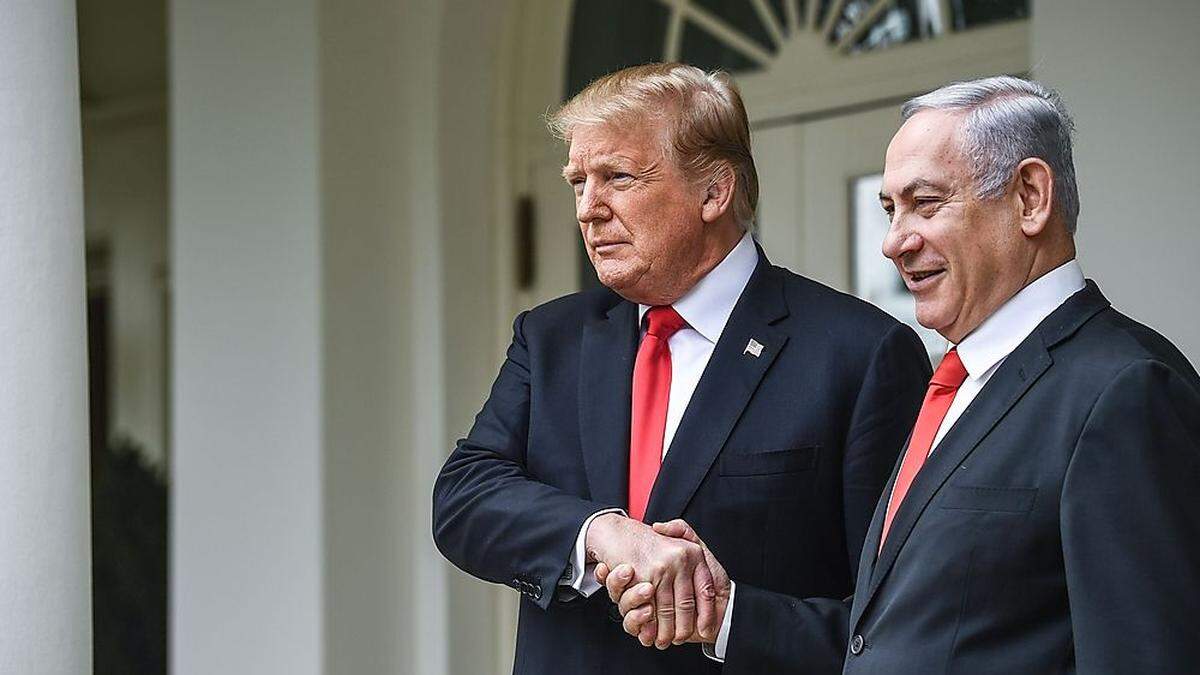 Trump heute mit Netanyahu