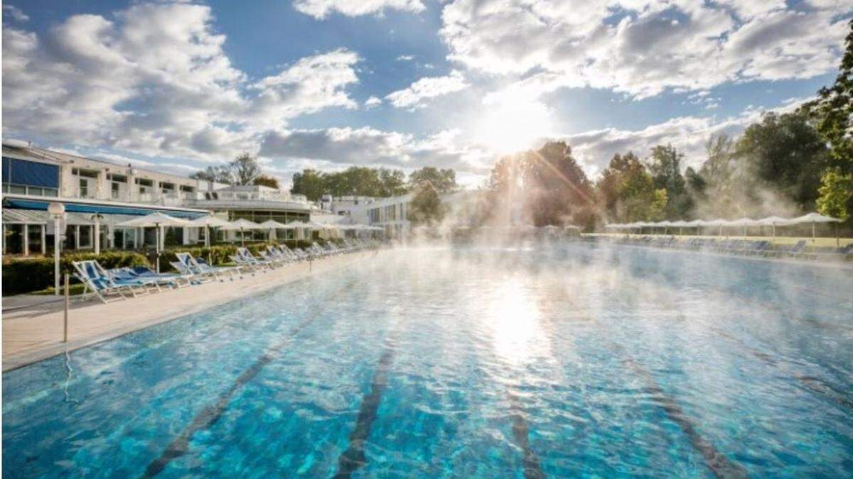 Die Becken in den Thermen der Region sind derzeit verwaist