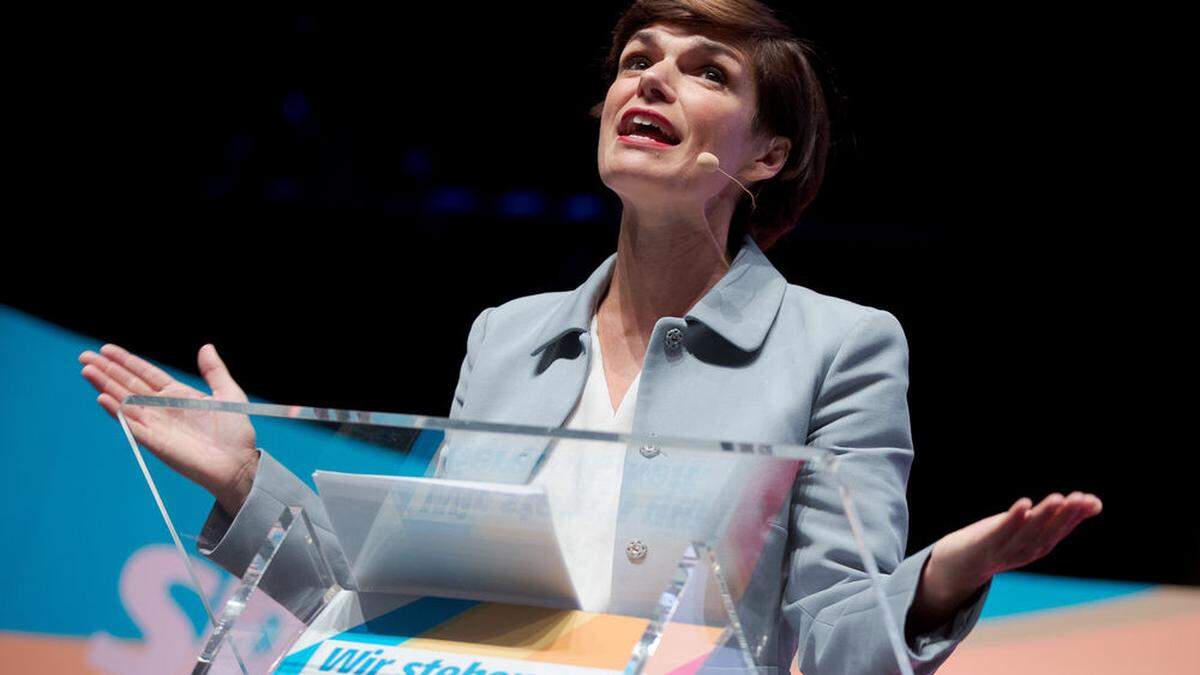 Pamela Rendi-Wagner am Parteitag der SPÖ Niederösterreich
