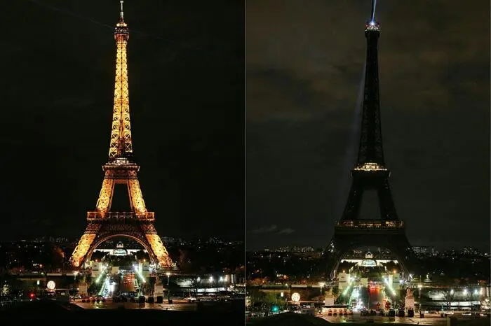 Der Eiffel Turm in Paris 