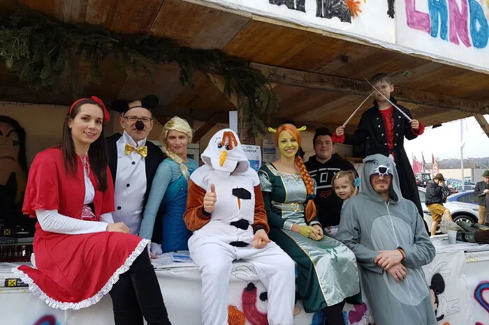 Auch Disneyland war in Fehring vertreten