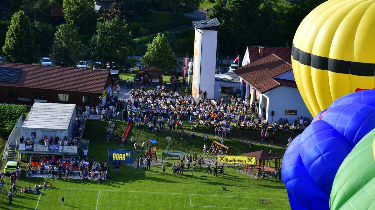 Zahlreiche Zuschauer waren bei den Ballontage mit dabei