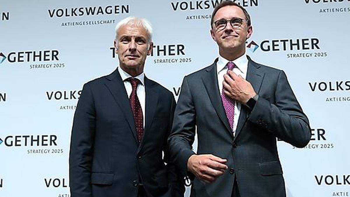 Der Chef und der Stratege: Matthias Müller (links) und Thomas Sedran