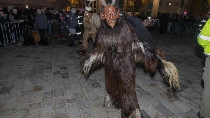 Höllisches Spektakel am Donnerstagabend in Ferlach,.